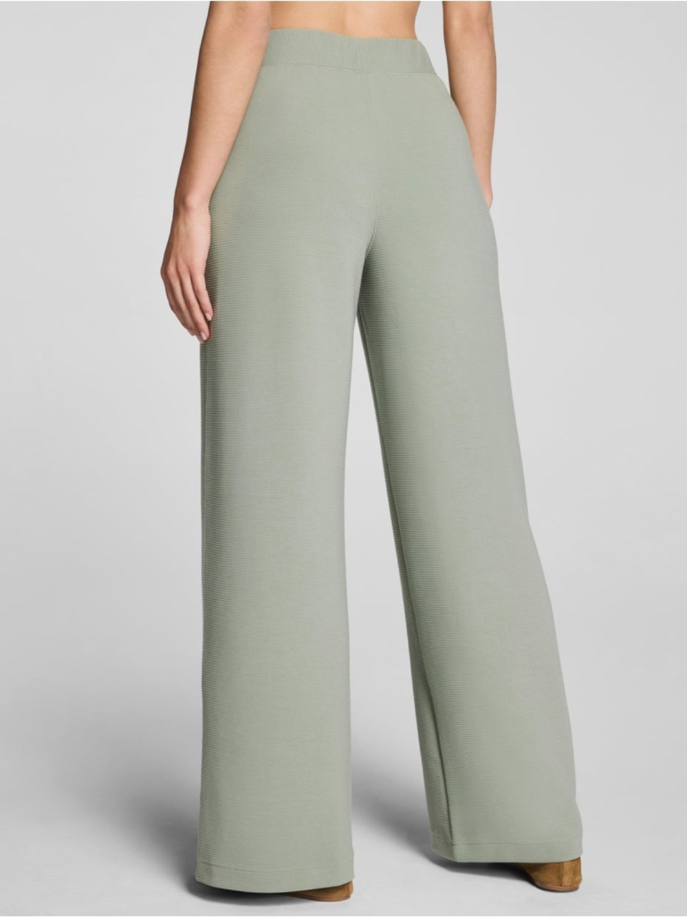 NWT SPANX AirEssentials® French Rib Wide Leg Pant - Picture 2 of 8